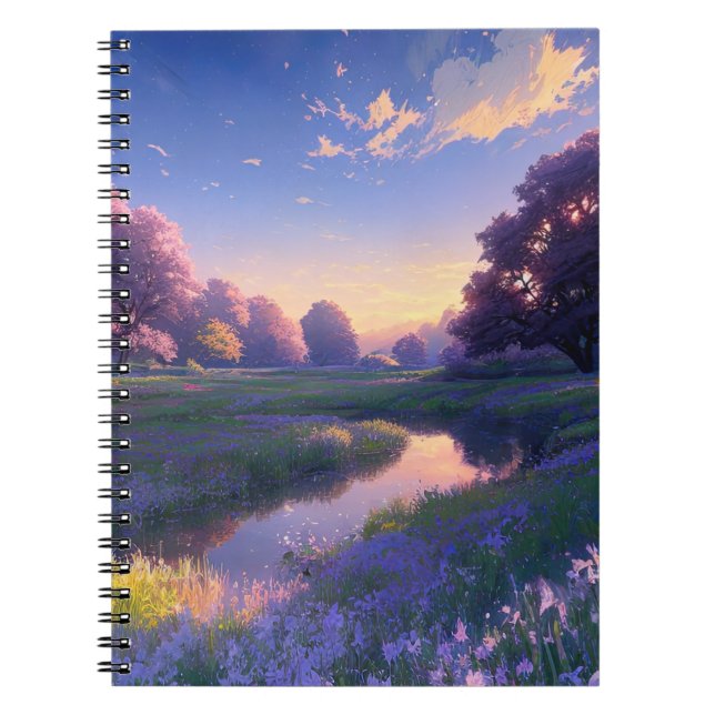 Cuaderno La serenidad en el prado pantanoso de la luz del s (Frente)