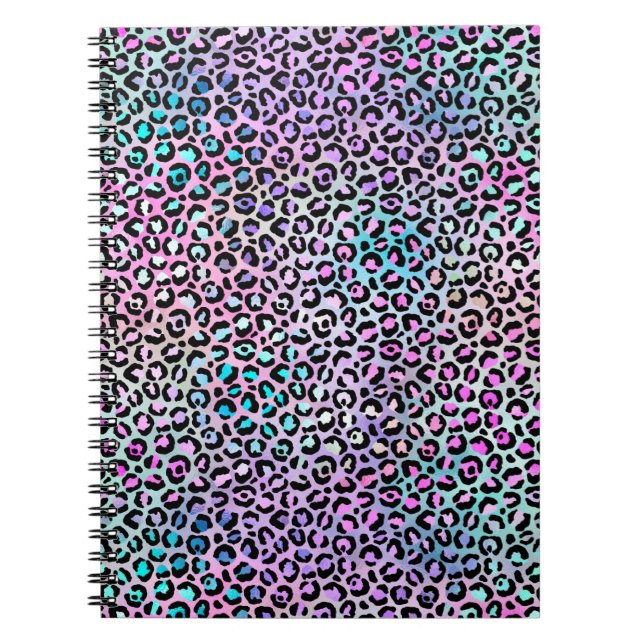 Cuaderno La Serie Leopardo Irisado Diseño 12 (Frente)