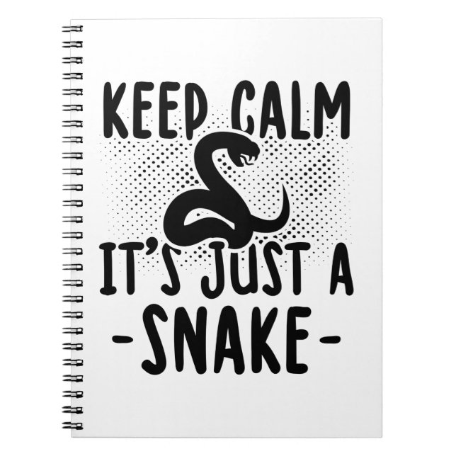 Cuaderno La serpiente como mascota | Regalo de reptiles de  (Frente)