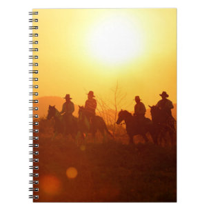 Cuaderno La silueta del jinete como vestuario de vaquero co