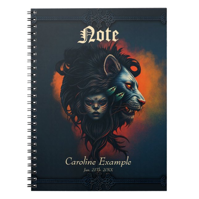 Cuaderno La simbiosis de la fuerza y la gracia (Frente)