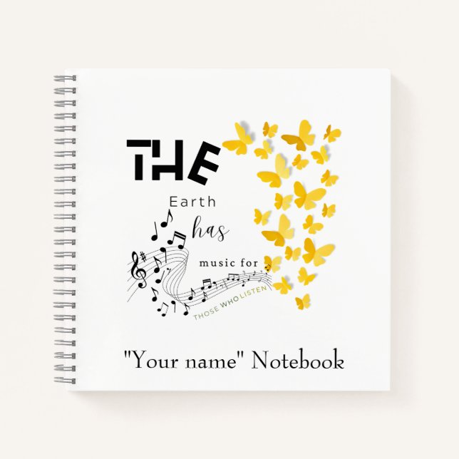 Cuaderno La sinfonía de la Tierra (Anverso)