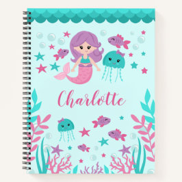 Cuaderno La sirena cutánea personalizada