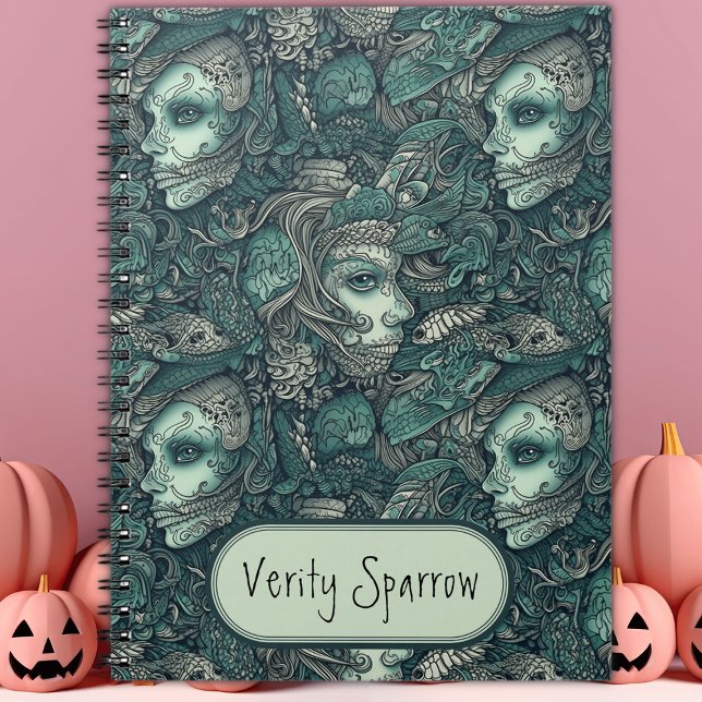 Cuaderno La sirena gótica zombie de Victoria personalizada (Subido por el creador)