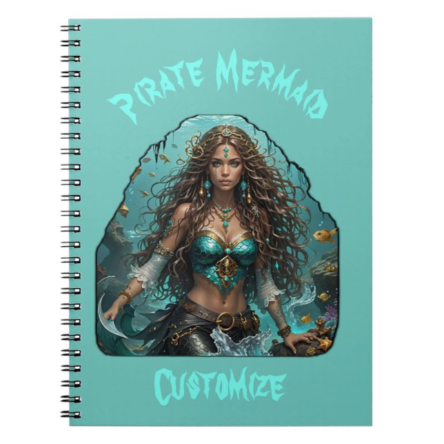 Cuaderno La sirena pirata Lady Thunder_Cove (Frente)