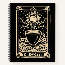 Cuaderno La tarjeta tarot de café academia oscura