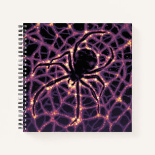 Cuaderno La telaraña cósmica, la galaxia de Halloween del h