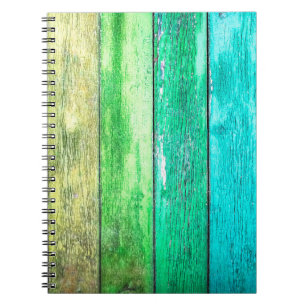 Cuaderno La textura de fondo de madera colorida. P multicol