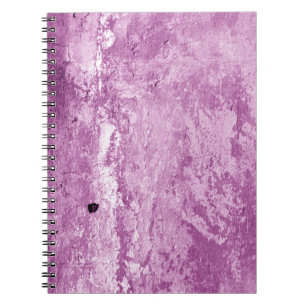 Cuaderno La textura de la pared de cemento ondulada en tono