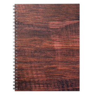 Cuaderno La textura de madera oscura solía ser un fondo. Na