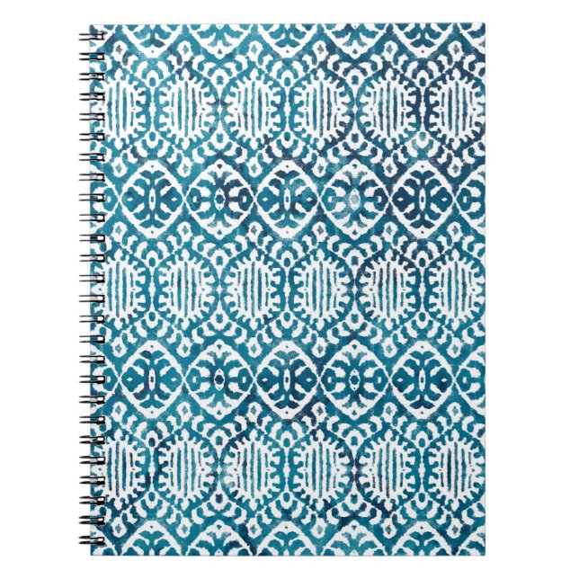 Cuaderno La textura geométrica repite el patrón moderno cre (Frente)
