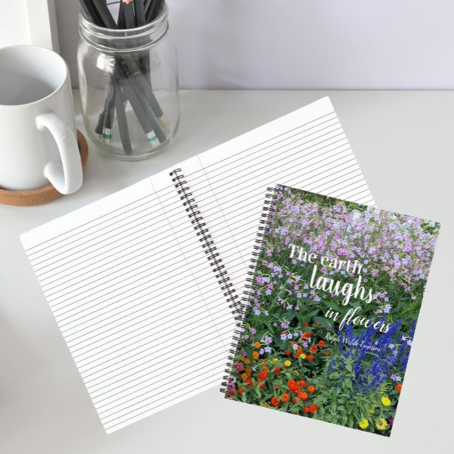 Cuaderno La Tierra se Ríe en Flores Cita Floral (In Situ)