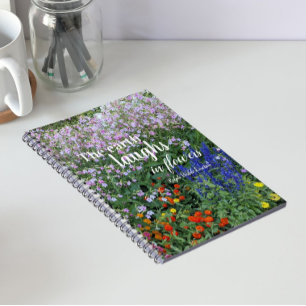 Cuaderno La Tierra se Ríe en Flores Cita Floral