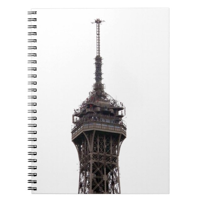 Cuaderno La Torre Eiffel de París Francia (Frente)