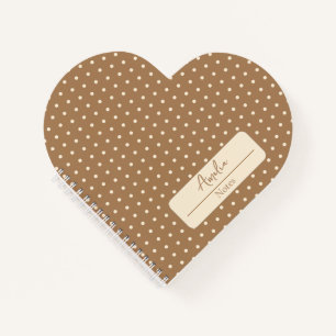 Cuaderno La tortilla marrón y la polka beige se mete en el