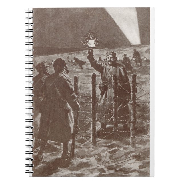 Cuaderno La tregua de los Navidades de 1914 durante la prim (Frente)
