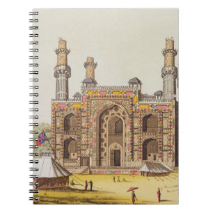 Cuaderno La tumba del emperador Akbar de Mughal, de 'Le