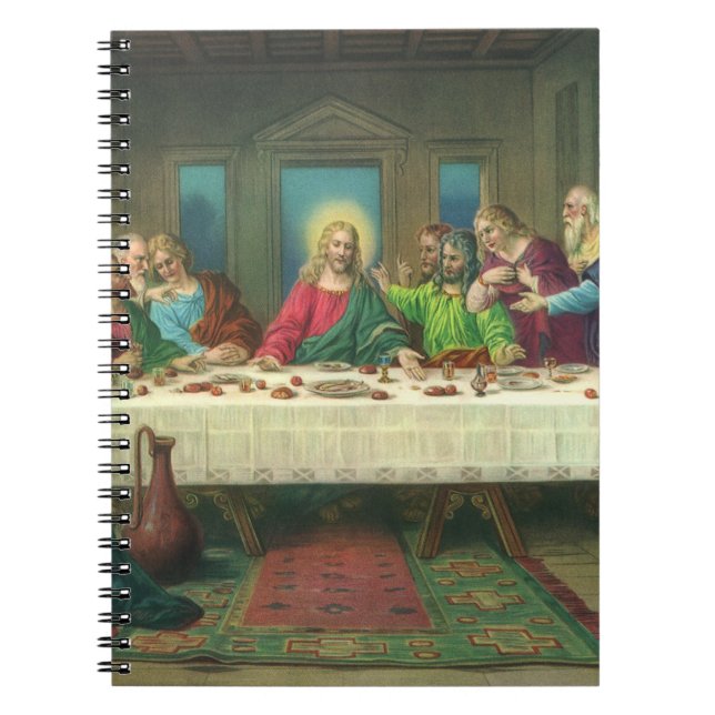 Cuaderno La última cena originalmente de Leonardo da Vinci (Frente)