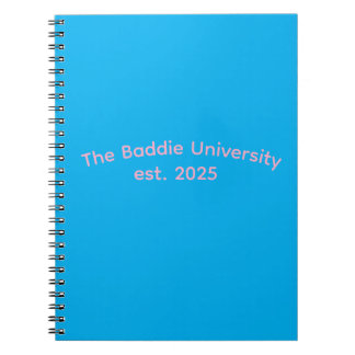 Cuaderno La Universidad Baddie