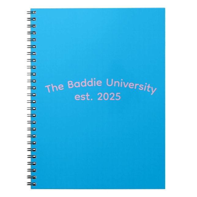 Cuaderno La Universidad Baddie (Frente)