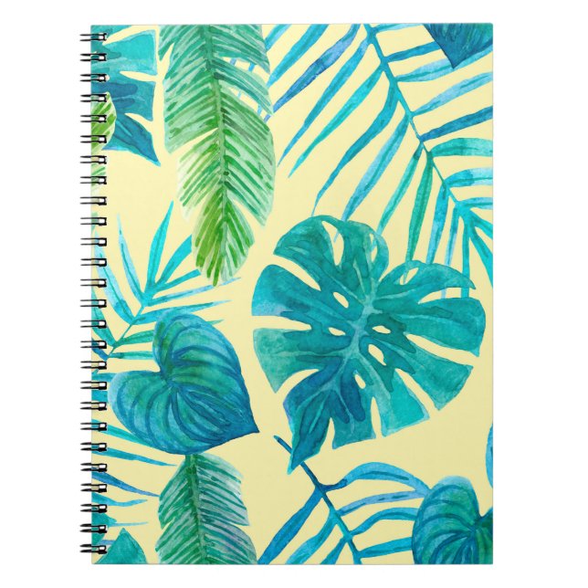 Cuaderno La vegetación exuberante de las plantas tropicales (Frente)