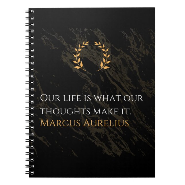 Cuaderno La verdad de Marco Aurelio: la vida (Frente)