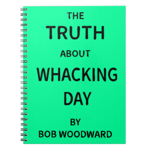 Cuaderno La verdad sobre día Whacking de Bob Woodward