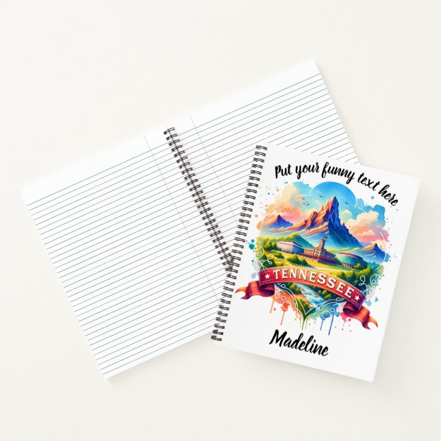 Cuaderno La vibrante belleza natural de Tennessee (Interior)
