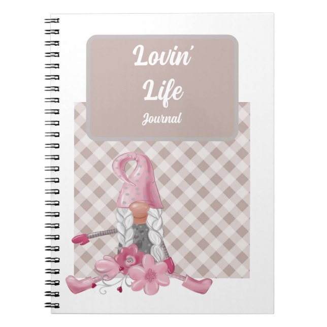 Cuaderno La vida de Boho Gnome Lovin (Frente)