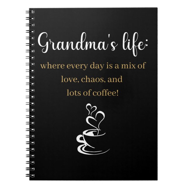 Cuaderno - La vida de la abuela: ¿Dónde cada día.. (Frente)