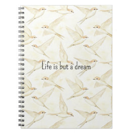 Cuaderno La vida de las aves románticas no es más que un su