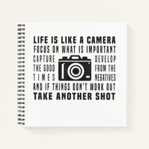 Cuaderno La Vida De Los Fotógrafos Es Como Una Fotografía