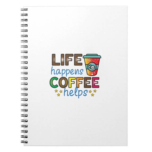 Cuaderno La vida del café ayuda a preparar café (Frente)