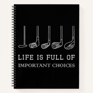 Cuaderno La vida divertida está llena de importantes clubes