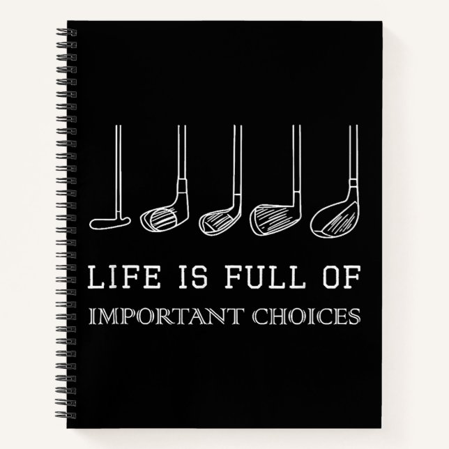 Cuaderno La vida divertida está llena de importantes clubes (Anverso)