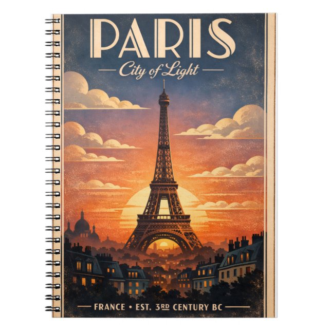 Cuaderno La vida en París (Frente)