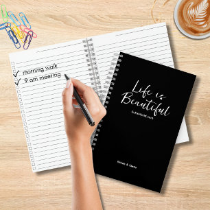 Cuaderno La vida es bella página web de blogs Lista negra