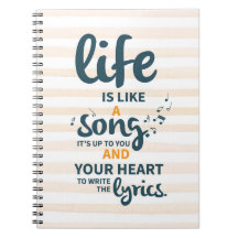 La vida es como una canción animando el éxito