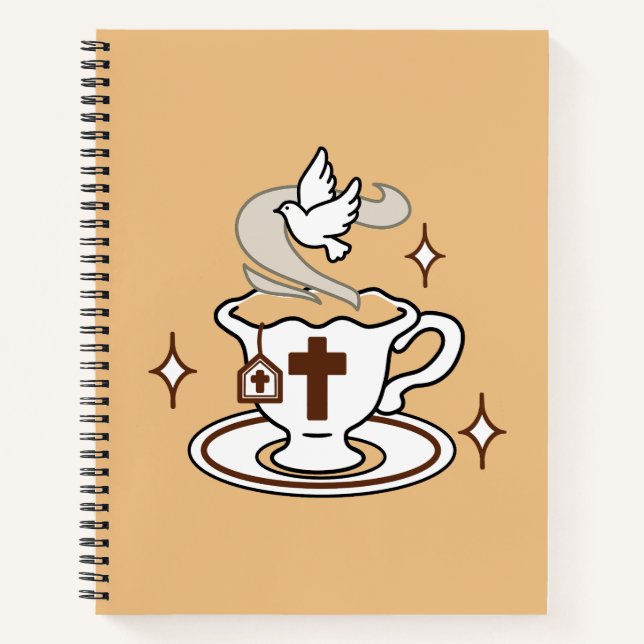 Cuaderno La vida es dulce con Jesús - Té de fe cristiana (Anverso)