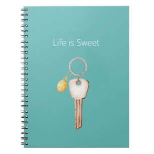 Cuaderno La vida es dulce Llave de Piña