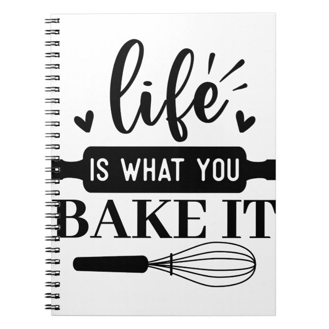 Cuaderno La vida es lo que haces (Frente)