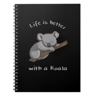 Cuaderno La Vida Es Mejor Con Koala