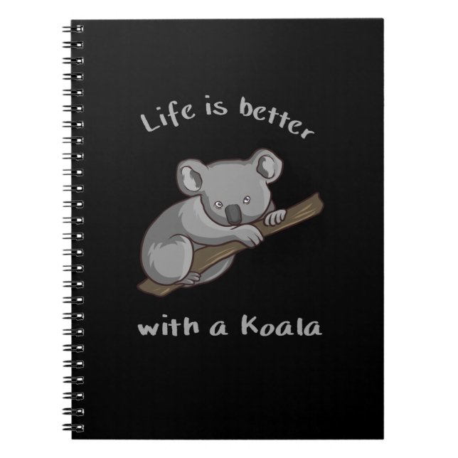 Cuaderno La Vida Es Mejor Con Koala (Frente)