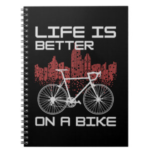 Cuaderno La vida es mejor en bicicleta