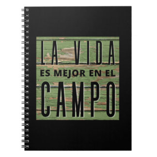 Cuaderno La Vida Es Mejor En El Campo