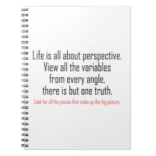Cuaderno La vida es perspectiva