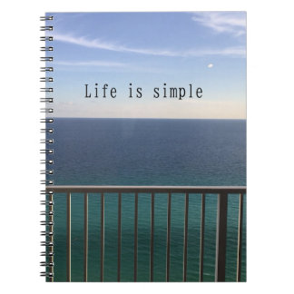 Cuaderno La vida es simple