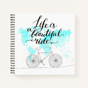 Cuaderno La Vida Es Un Hermoso Camino Azul