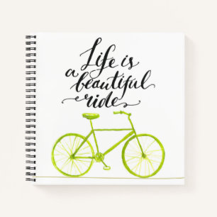 Cuaderno La Vida Es Un Hermoso Riad Lime Green