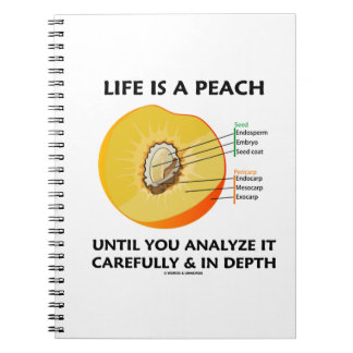Cuaderno La Vida Es Un Peach Hasta Que Se Analice Cuidadosa